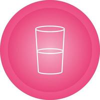 Water Glasses Vector Icon