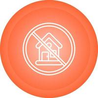 No House Vector Icon