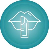 Silence Vector Icon