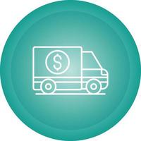 Money Truck Vector Icon