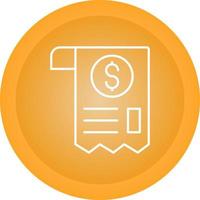 Receipt Vector Icon