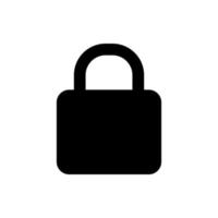 Lock icon vector