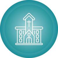 icono de vector de iglesia