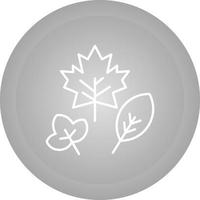 Autumn Leaf Vector Icon