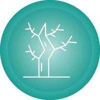 Dry Tree Vector Icon