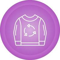 icono de vector de camisa