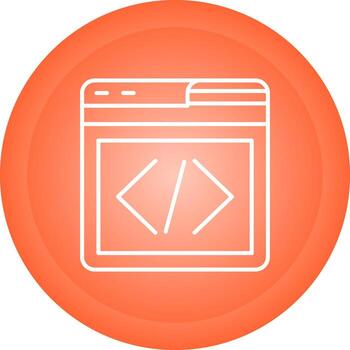 Web Programing Vector Icon