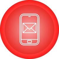 Smartphone mail Vector Icon