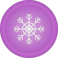 icono de vector de copo de nieve