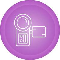 icono de vector de cámara de vídeo