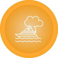 Ship Pollution Vector Icon