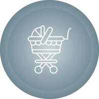Baby Carriage Vector Icon