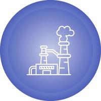 Nuclear Plant Vector Icon