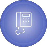 Telephone Set Vector Icon