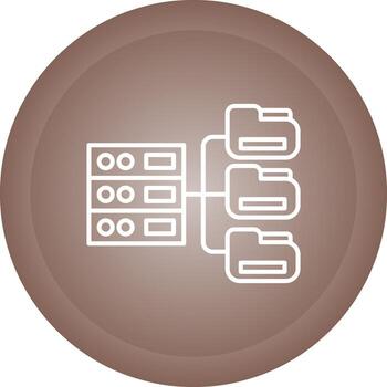 icono de vector de base de datos