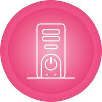 Cpu Tower Vector Icon