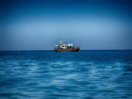 summer seafront landscape on the Greek island of Rhodes photo