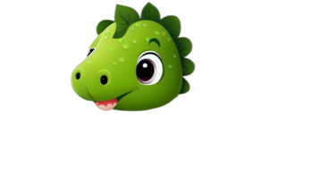 dinosaurus tekenfilm illustratie, dinosaurus illustraties, ai gegenereerd png