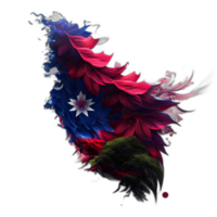 Taiwan flag patriot illustration, Taiwanese flags patriotism, png