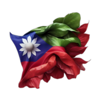 Taiwan flag patriot illustration, Taiwanese flags patriotism, png