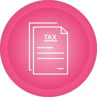 Tax Vector Icon