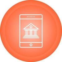 Mobile Banking Vector Icon