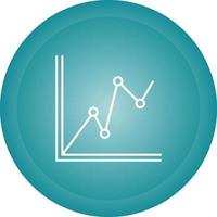 Statistical Graph Vector Icon