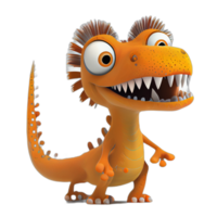 dinosauro cartone animato illustrazione, dinosauro illustrazioni, ai generato png