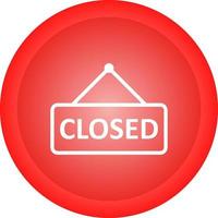 Closed Vector Icon