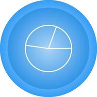 icono de vector de gráfico circular