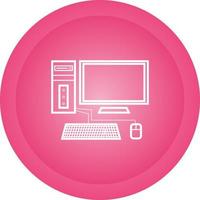 Computer Vector Icon