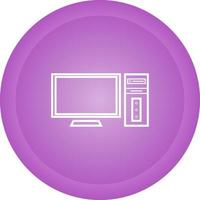 Computer Vector Icon