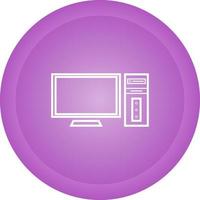 Computer Vector Icon