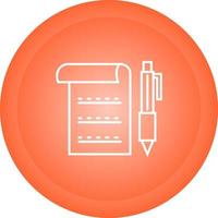 icono de vector de documento comercial