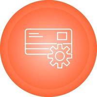 Payment Setting Vector Icon