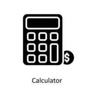 Calculator  Vector Solid Icons. Simple stock illustration stock