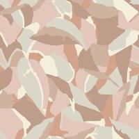 Vector abstract leaf layers illustration seamless repeat pattern