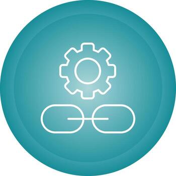 Link Setting Vector Icon