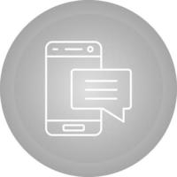 icono de vector de sms