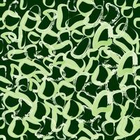 seamless abstract pattern of green shapes vector