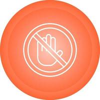 Stop Vector Icon