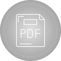 icono de vector de pdf