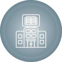 icono de vector de biblioteca