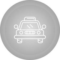 icono de vector de taxi