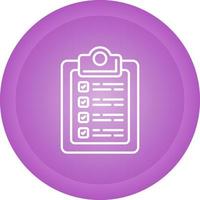 Checklist Vector Icon