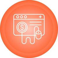 Pay Per Click Vector Icon