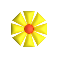 3d flor aislado png