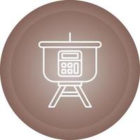 Calculation Presentation Vector Icon