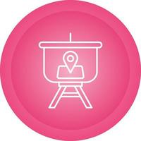 Location Presentation Vector Icon