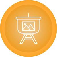 Gallery Presentation Vector Icon